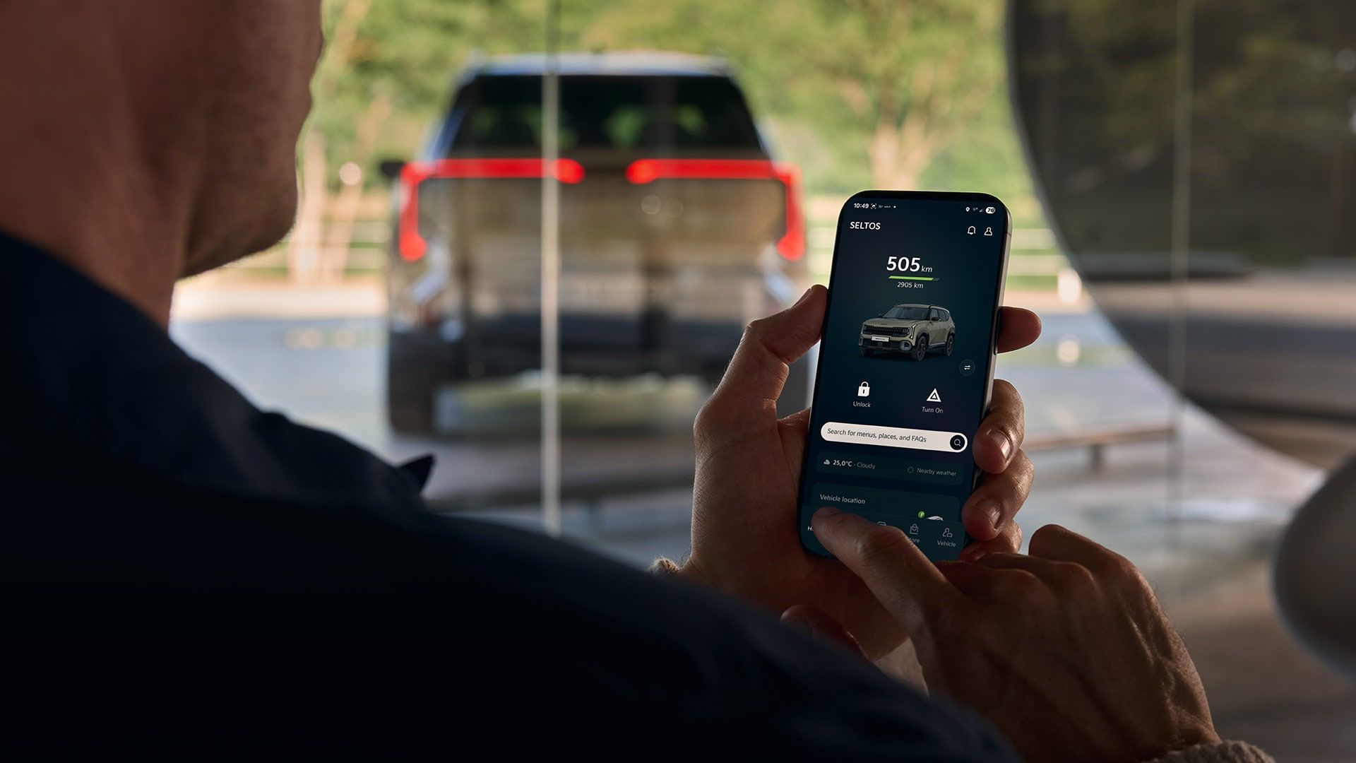 Kia App. Eine App für alles.⁶